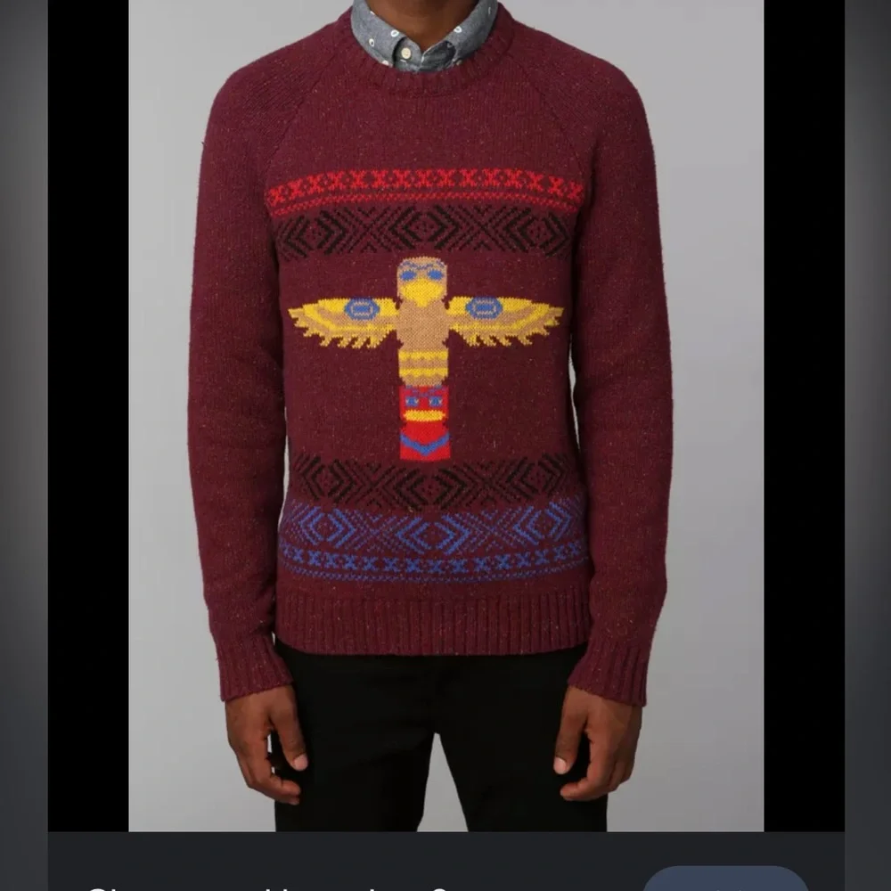 Character Hero Joe Totem Knit Sweater - Picture 8 of 8